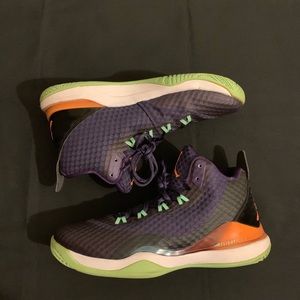 Air Jordan Super Fly 3 PO Orange Black Purple🏀